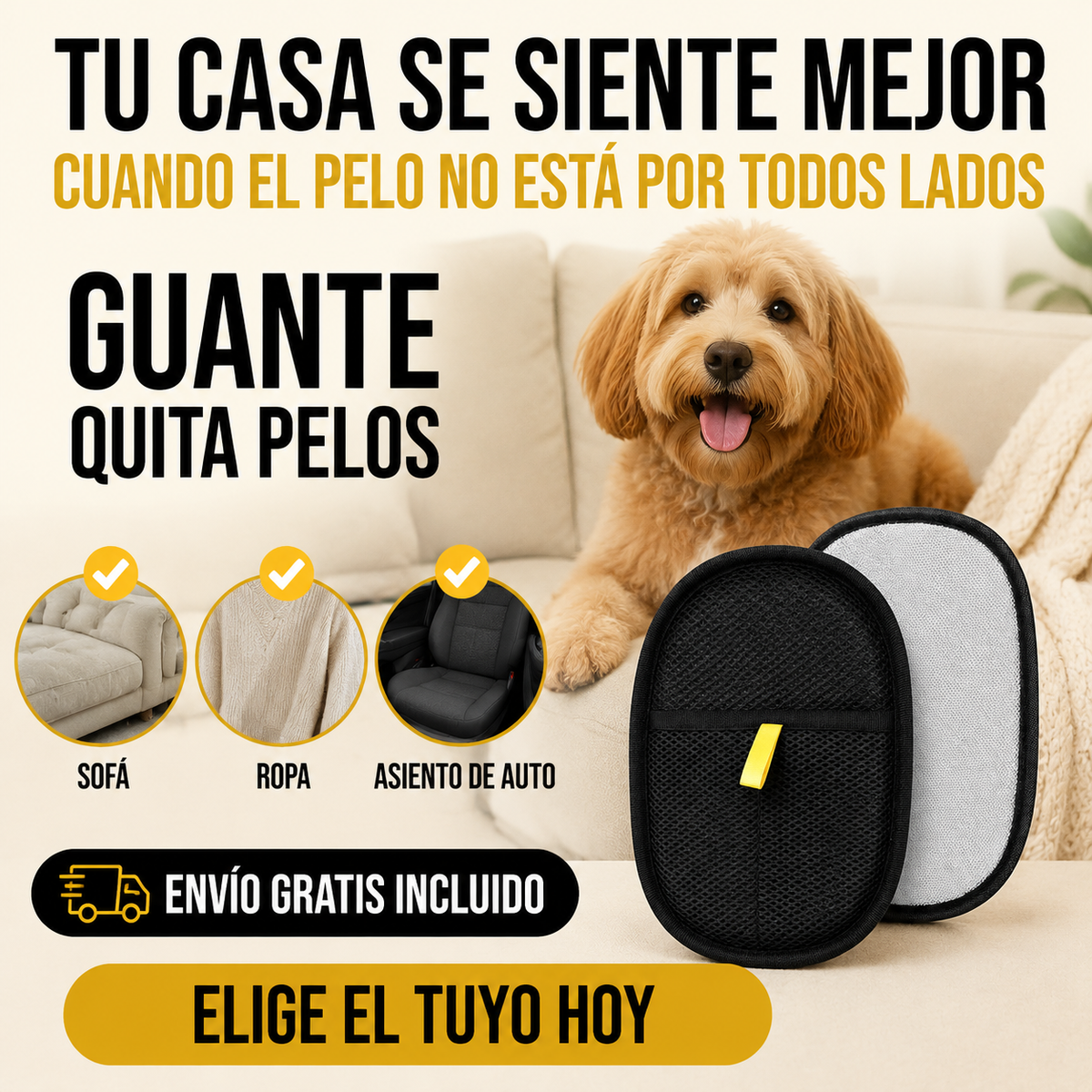 Guante Quitapelos