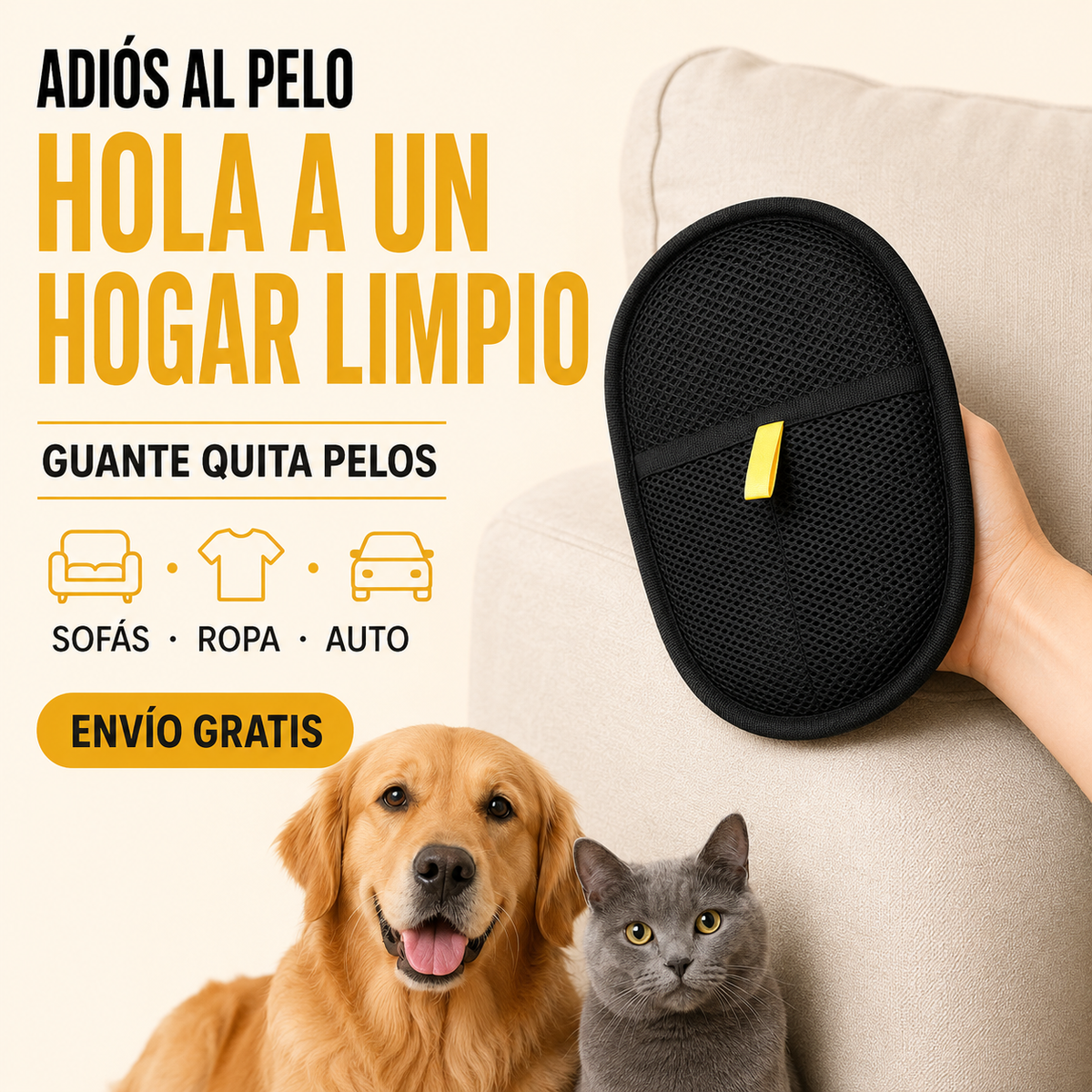 Guante Quitapelos