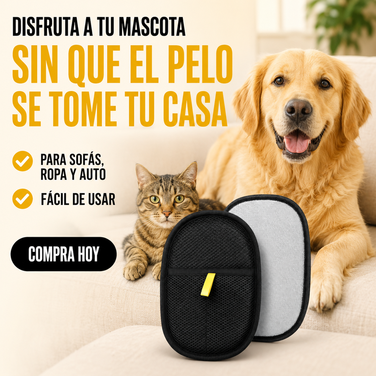 Guante Quitapelos