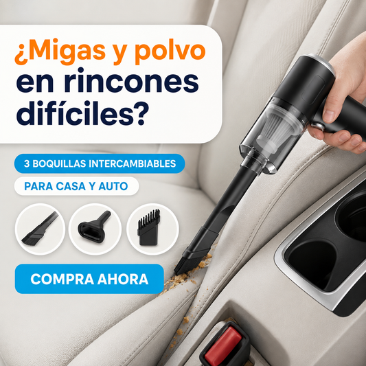 Aspiradora Inalámbrica 3 en 1 para Casa y Auto