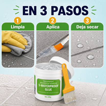 Sellador Impermeable Transparente (x2) + Brocha de Regalo