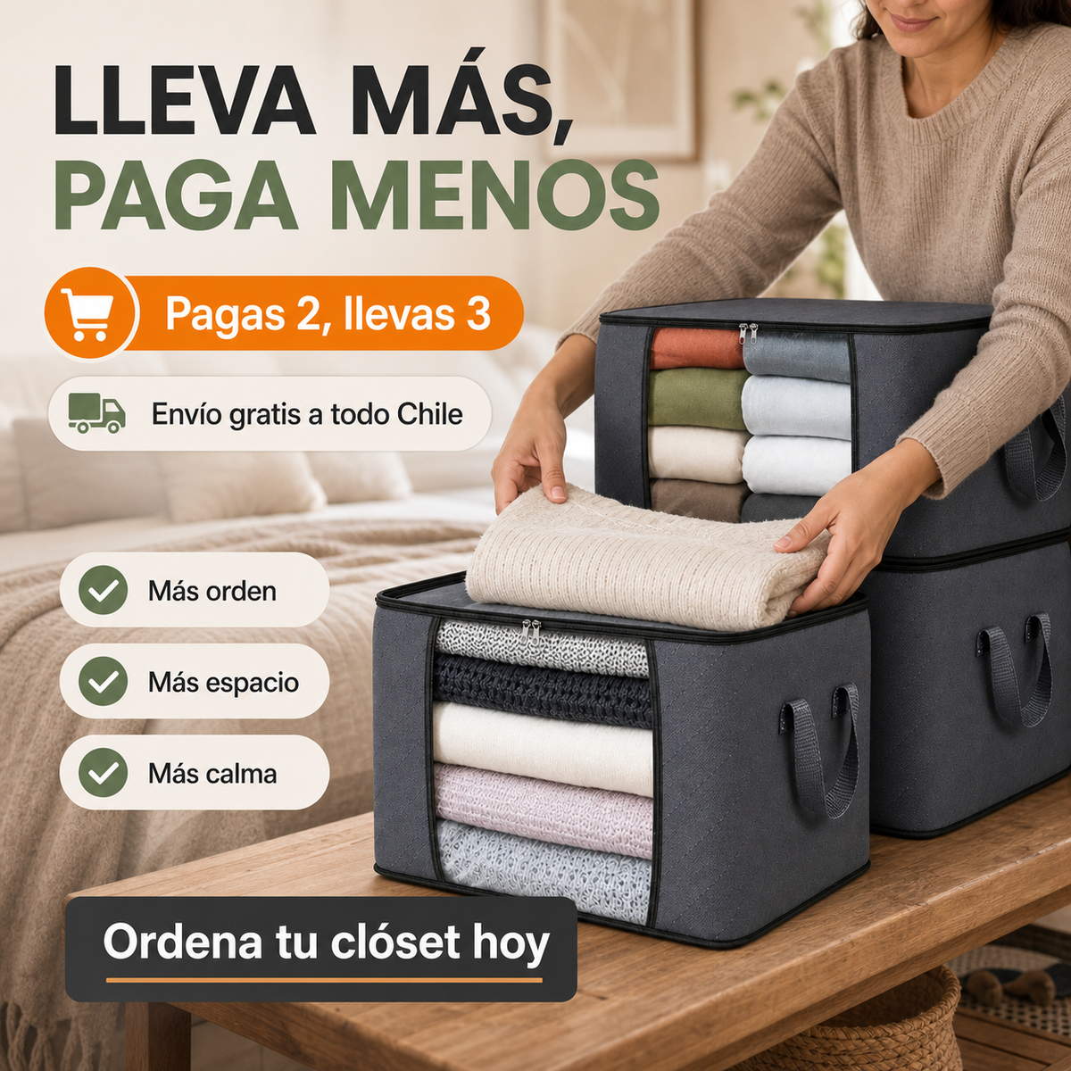 Caja Organizadora de Ropa