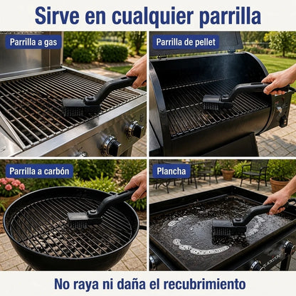 Cepillo Limpiador de Parrilla